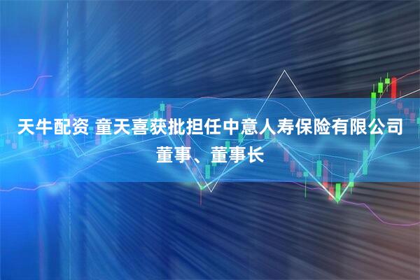 天牛配资 童天喜获批担任中意人寿保险有限公司董事、董事长