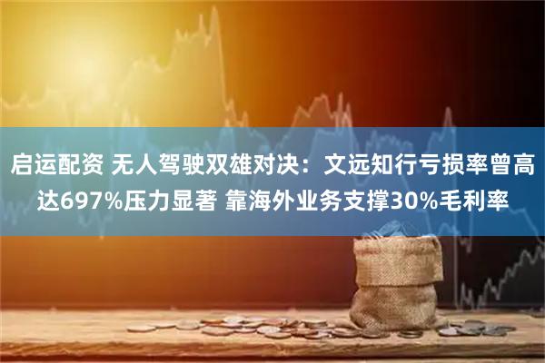 启运配资 无人驾驶双雄对决：文远知行亏损率曾高达697%压力显著 靠海外业务支撑30%毛利率